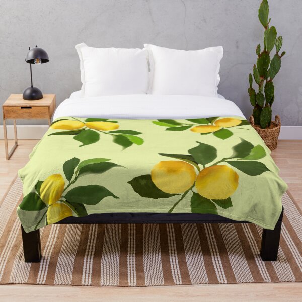 Item preview, Fresco limón verde y amarillo, estampado de verano. designed and sold by Print-Designs.