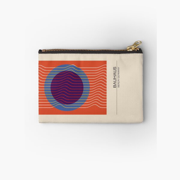 Item preview, Bauhaus - Retro / Art Deco architecture discipline from Berlin, Germany - Available in posters, etc - Wavy Orange & Blue designed and sold by ArcFoundationCo.