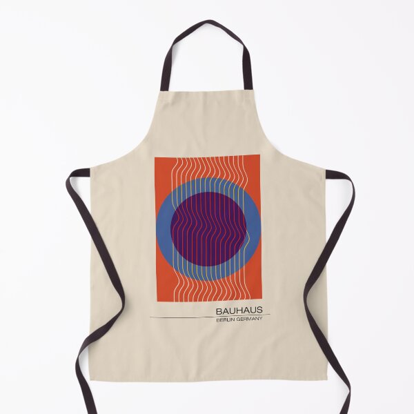 Item preview, Bauhaus - Retro / Art Deco architecture discipline from Berlin, Germany - Available in posters, etc - Wavy Orange & Blue designed and sold by ArcFoundationCo.
