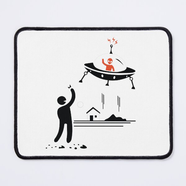 Item preview, Invaders steal people UFO designed and sold by hive8.