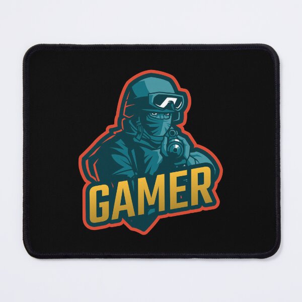 Item preview, Gamer with Soldier Aiming his Rifle designed and sold by PRIVARSHU.