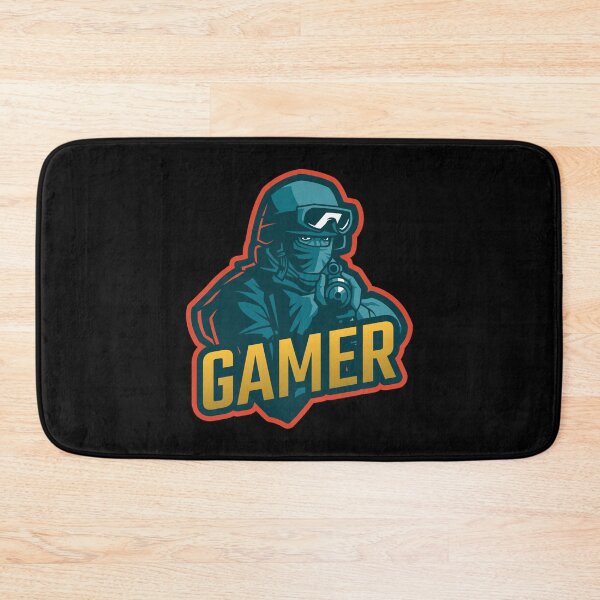 Item preview, Gamer with Soldier Aiming his Rifle designed and sold by PRIVARSHU.
