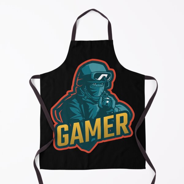 Item preview, Gamer with Soldier Aiming his Rifle designed and sold by PRIVARSHU.