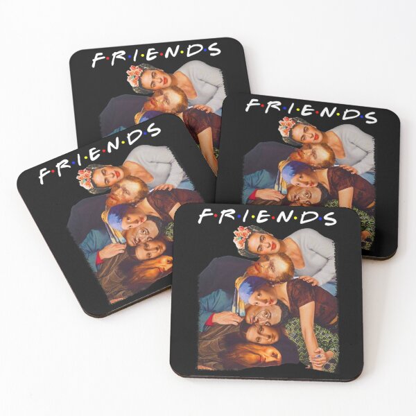 Item preview, Frida Kahlo Van Gogh Mona Lisa Dali Salvador Friends designed and sold by FanniPapp.