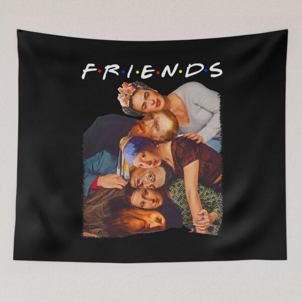 Item preview, Frida Kahlo Van Gogh Mona Lisa Dali Salvador Friends designed and sold by FanniPapp.