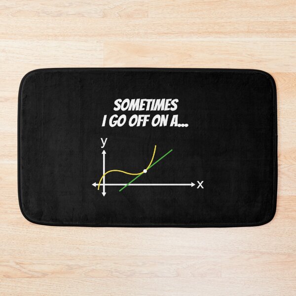 Item preview, Funny Math Tangent Gift High School College Math designed and sold by KathrineSandnes.
