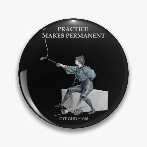Item preview, Practice Makes Permanent  designed and sold by SwordSchoolICT.