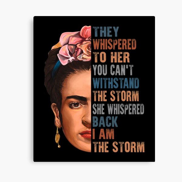 Item preview, I am the storm Frida Kahlo painter art for fans designed and sold by FanniPapp.