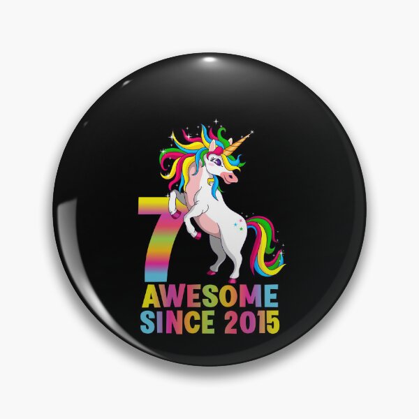 Item preview, Awesome Since 2015 - 6th Birthday Unicorn designed and sold by Ibu83.