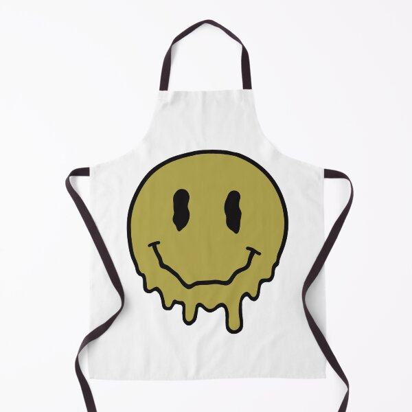 Item preview, Melting Smiley Face Muddy Green designed and sold by soundlesswaves.