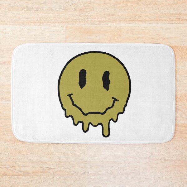 Item preview, Melting Smiley Face Muddy Green designed and sold by soundlesswaves.