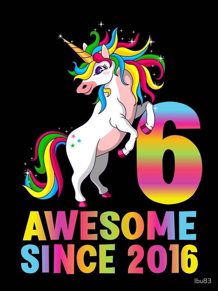 6th Birthday T Shirt Dabbing Unicorn Awesome Since 2013 6th Birthday T Shirt Dabbing Unicorn Awesome Since 2013