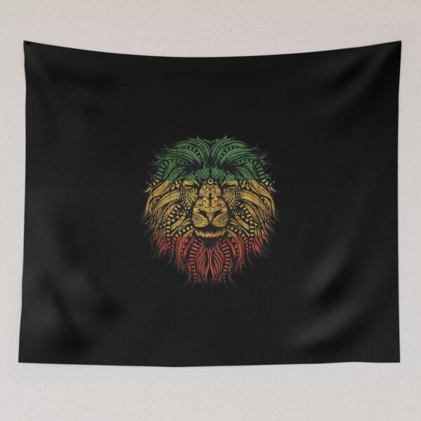 Item preview, Rasta Lion Roots Rock Reggae Essential T-Shirt designed and sold by elliottbow.