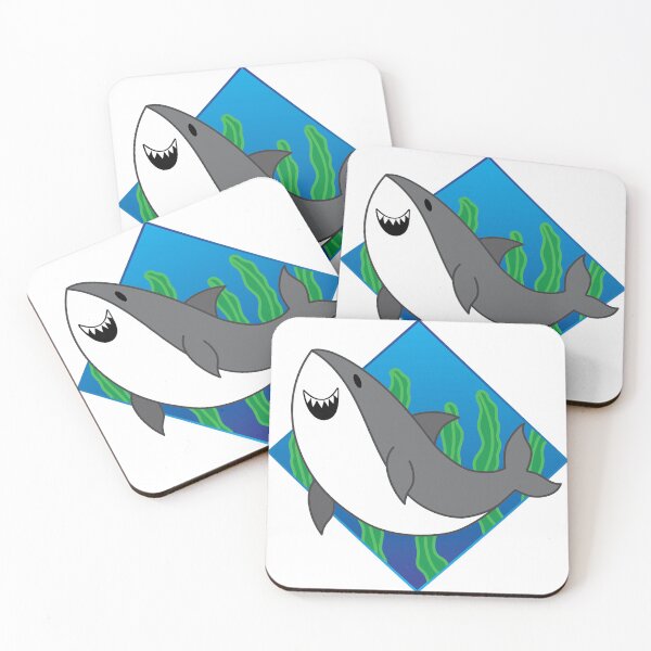 Item preview, Swimming Shark Cartoon designed and sold by Ali Juntunen.