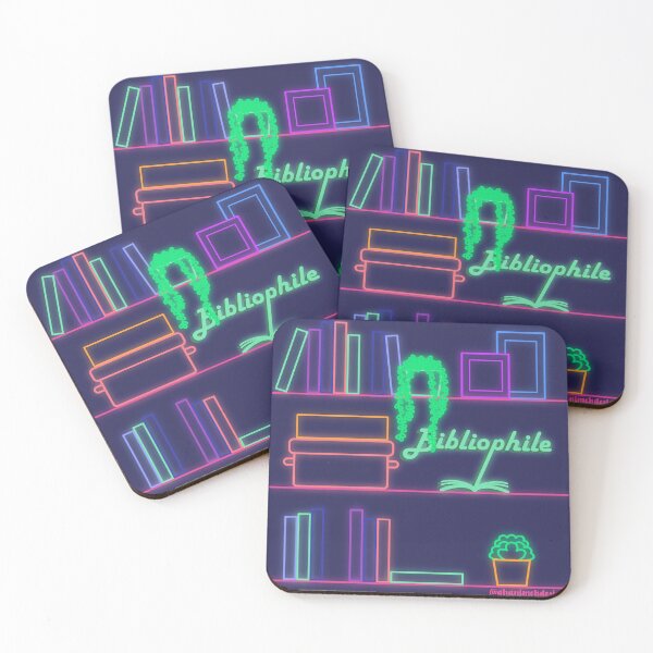 Item preview, Bibliophile - Neon designed and sold by NimisNest.