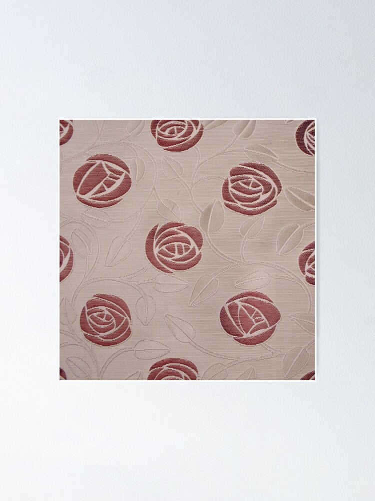"Charles rennie mackintosh rose, charles rennie mackintosh abstract rose" Poster for Sale by