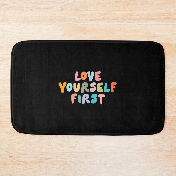 Item preview, Love yourself First, Motivational Quote, Cute Typography designed and sold by DoorandDoor.