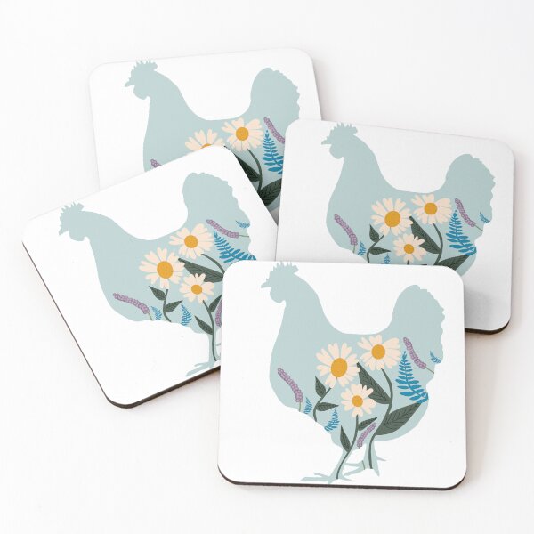 Item preview, Baby Blue Spring Chicken with Florals designed and sold by autumnallen15.