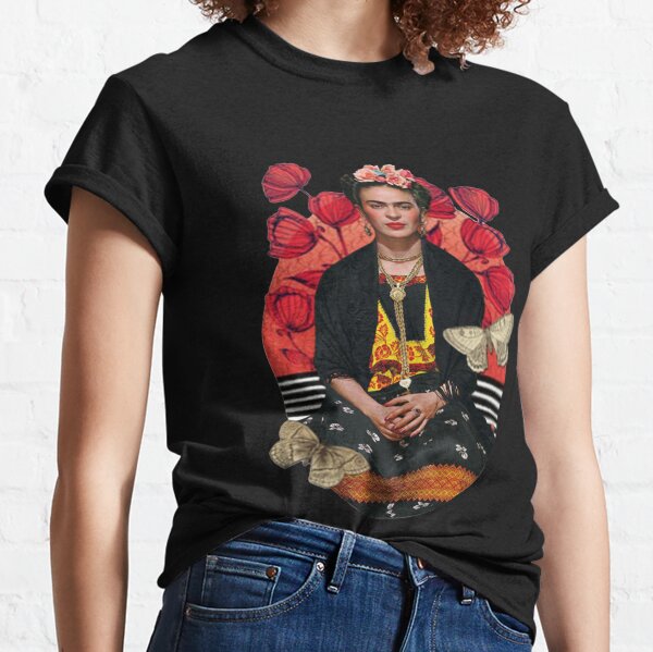 Aperçu de l'œuvre Pop Art Frida Kahlo Chemises Cadeau Pour Hommes Femmes Fille créée et vendue par FanniPapp.