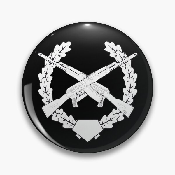 Item preview, Two AK-74s and a wreath. By analogy with the emblem of the motorized infantry of the USSR designed and sold by FAawRay.