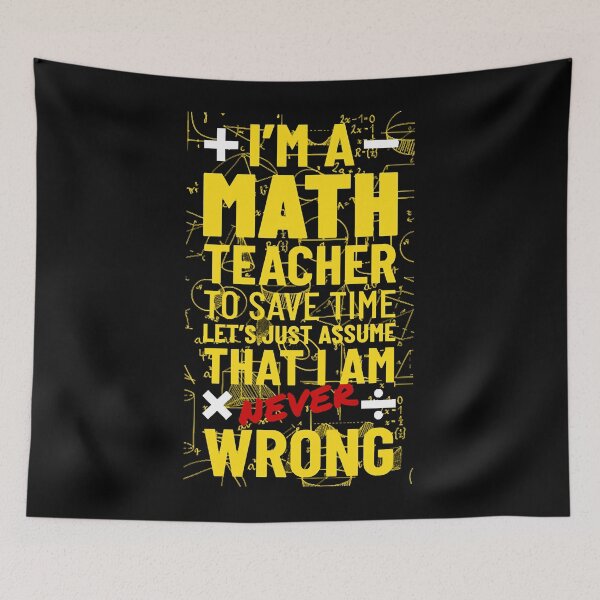 Item preview, Funny Math Teacher Gift High School College Math designed and sold by KathrineSandnes.