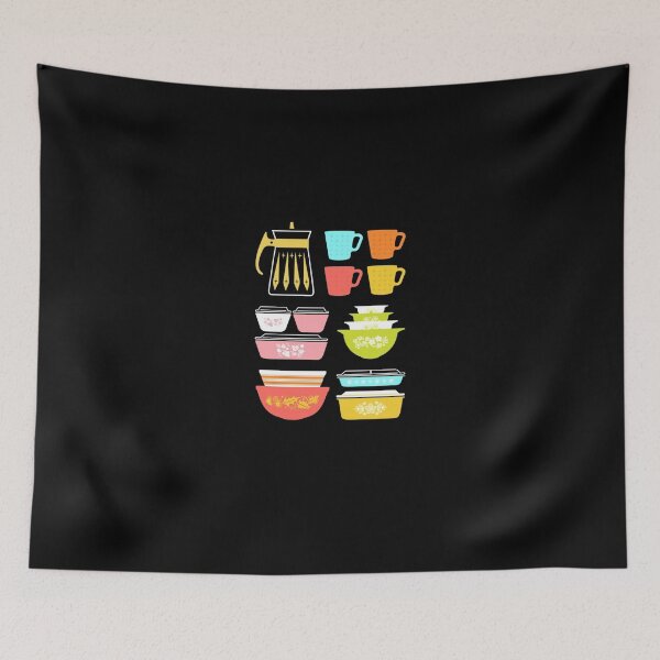 Item preview, Pretties Vintage Glass Kitchenware T Shirt designed and sold by BirenbaumRosamu.