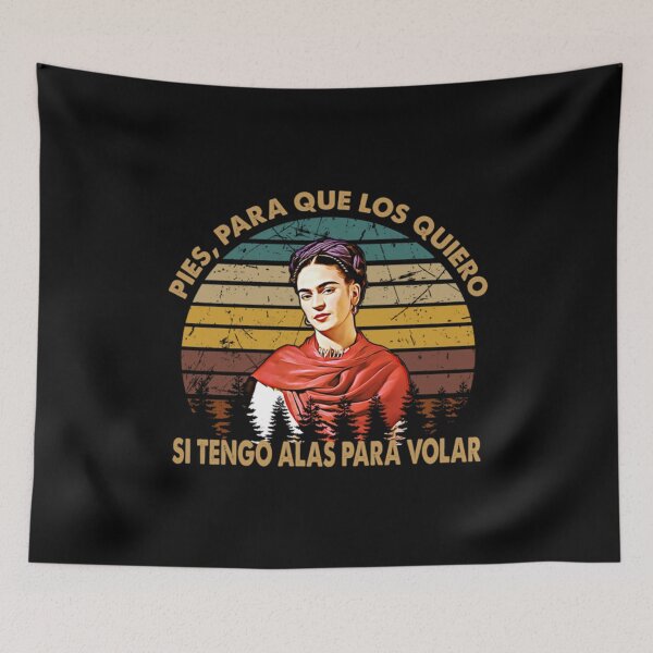 Item preview, vintage retro mexican text Frida Kahlo painter art for fans designed and sold by FanniPapp.