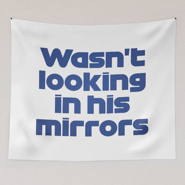 Item preview, Wasn't Looking in his Mirrors. LAT. - Best Team Radio Australian GP 2022 Season (Blue) designed and sold by FilipeFerreira.