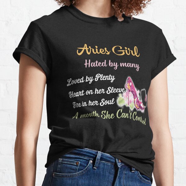 Item preview, Aries Girl Hated By Many mouth She Cannot Control designed and sold by hoangtrongkhiem.