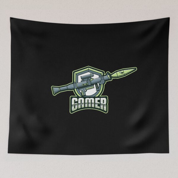 Item preview, Gamer with Powerful Rocket Launcher designed and sold by PRIVARSHU.