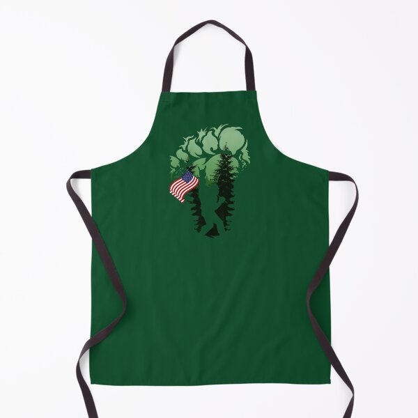 Item preview, Bigfoot Rock On American Flag Forest Footprint  designed and sold by ChicoryJunction.