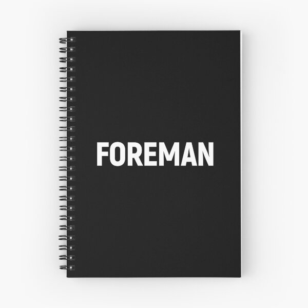 Item preview, Foreman(White Text) designed and sold by STUDIO-72.