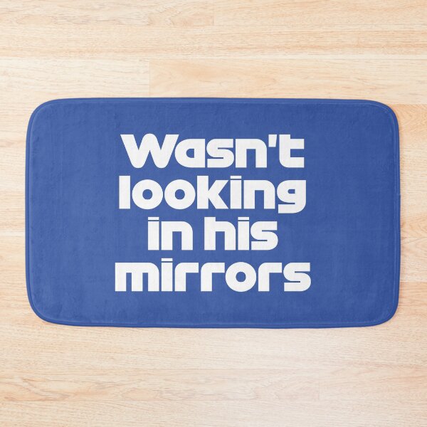 Item preview, Wasn't Looking in his Mirrors. LAT. - Best Team Radio Australian GP 2022 Season (White/Blue BG) designed and sold by FilipeFerreira.