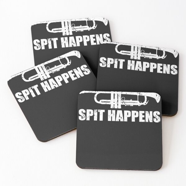 Item preview, Spit happens funny trumpet players designed and sold by TinaSterling59.