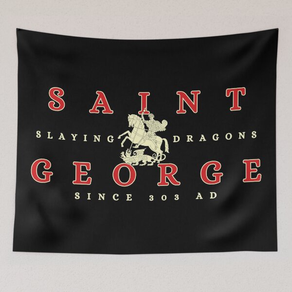 Item preview, Saint George Greek Orthodox Slaying Dragon designed and sold by Yiorgos Designs.
