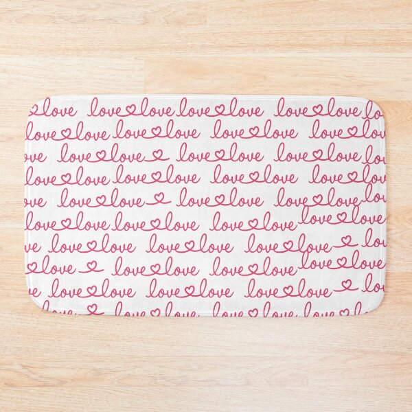 Item preview, Love And Heart Stylish Valentine Typographic Greeting Pattern designed and sold by risingrocket.