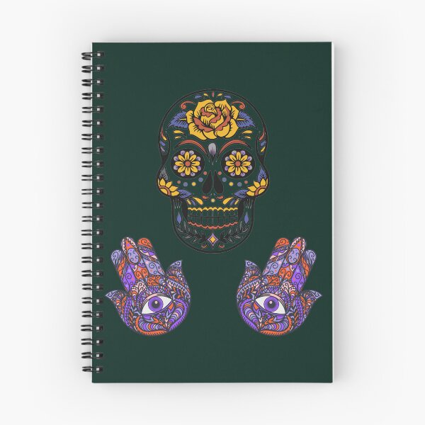 Item preview, Darkie Skull with a pattern Spooky hands with eyes designed and sold by Banasaha.