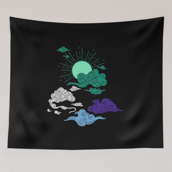 Item preview, Vincian Sun and Clouds. Gay Men Pride designed and sold by Subtle Pride Shop.