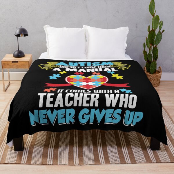 Item preview, Autism Doesn't Come With A Manual It Comes With A Teacher Who Never Giver designed and sold by GoldenBuffalo79.