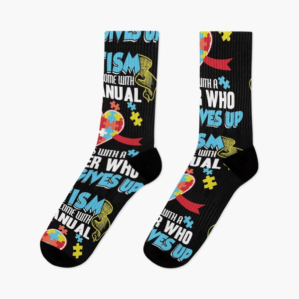 Item preview, Autism Doesn't Come With A Manual It Comes With A Teacher Who Never Giver designed and sold by GoldenBuffalo79.