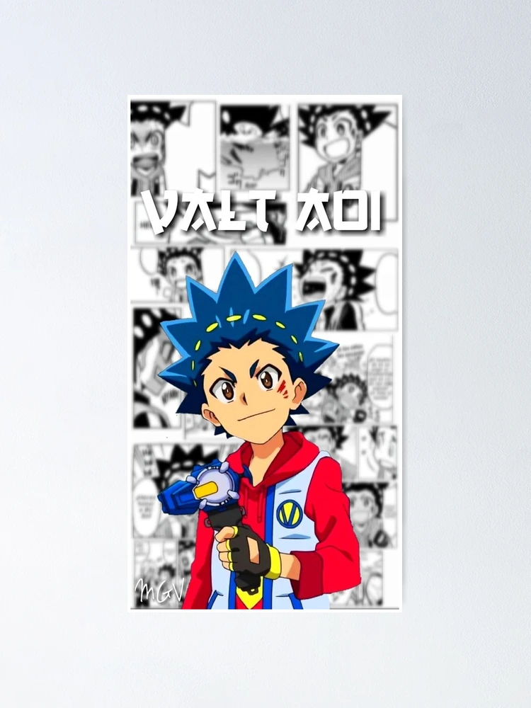Valt Aoi - Beyblade Anime Burst Poster for Sale by JacquelynLasha2