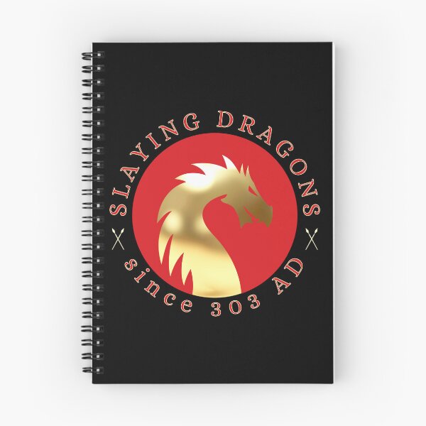 Aperçu de l'œuvre Tuant des dragons 303 AD Saint George créée et vendue par Yiorgos Designs.