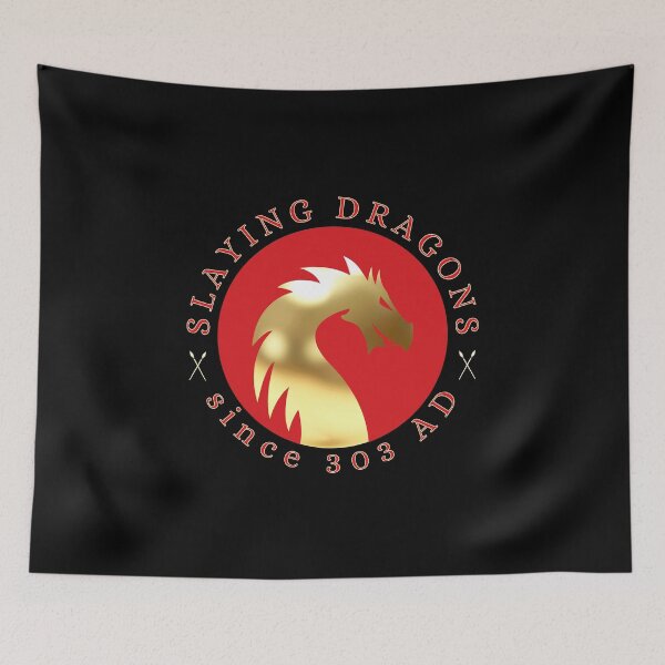 Item preview, Slaying Dragons 303 AD Saint George designed and sold by Yiorgos Designs.