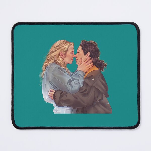 Item preview, Killing Eve Villanelle and Eve the kiss   designed and sold by RainbowArt99.