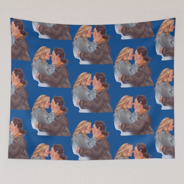 Item preview, Killing Eve Villanelle and Eve the kiss   designed and sold by RainbowArt99.