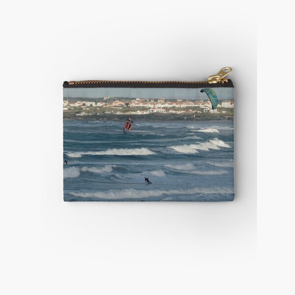 Item preview, Kite surfers in Peniche Estremadura Portugal designed and sold by emergentdesigns.