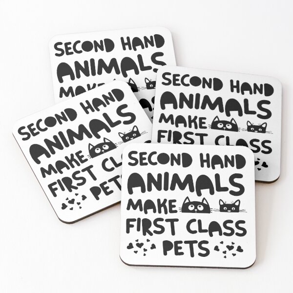 Item preview, Second Hand Animals Make First Class Pets designed and sold by Bowolakik.