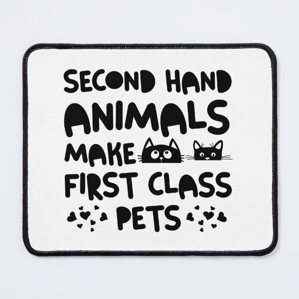 Item preview, Second Hand Animals Make First Class Pets designed and sold by Bowolakik.