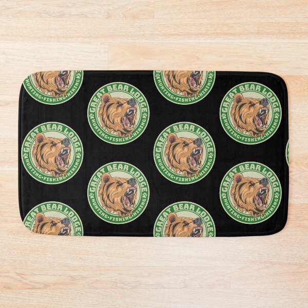 Item preview, Great Bear Lodge Hunting Fishing Hiking Camping Outdoorsman designed and sold by CharJens.