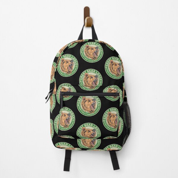 Item preview, Great Bear Lodge Hunting Fishing Hiking Camping Outdoorsman designed and sold by CharJens.